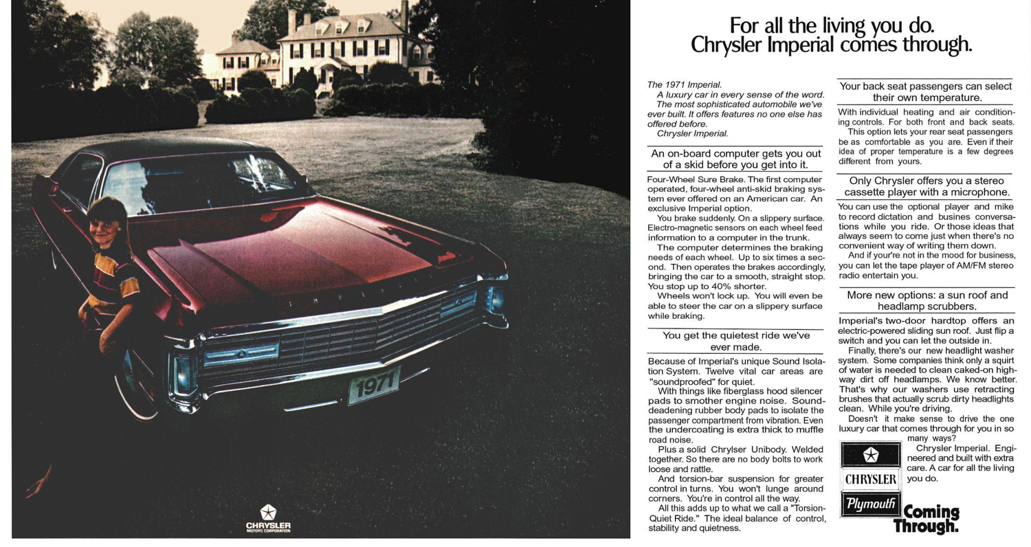 1971 Chrysler Imperial Ad